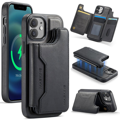 New 2-in-1 RFID Blocking Card Holder Leather Phone Case for iPhone