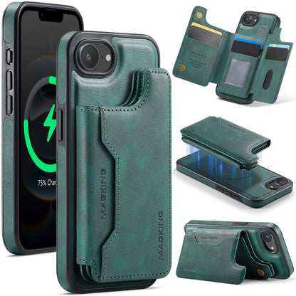 New 2-in-1 RFID Blocking Card Holder Leather Phone Case for iPhone