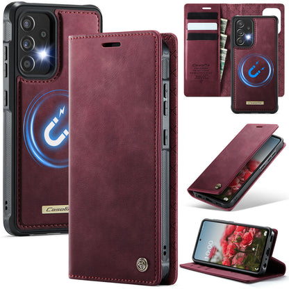 New 2-in-1 RFID Blocking Card Holder Magnetic Leather Phone Case for Samsung Galaxy A