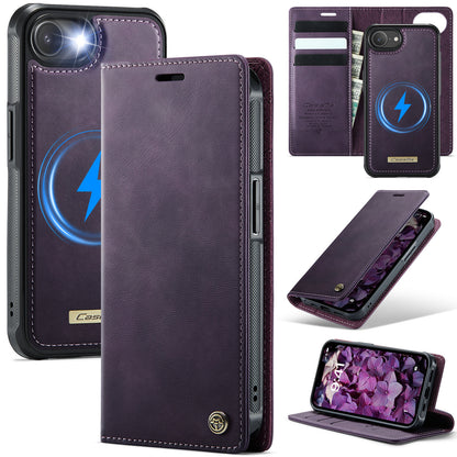 New 2-in-1 RFID Blocking Card Holder Magnetic Leather Phone Case for iPhone