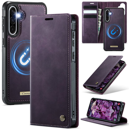 New 2-in-1 RFID Blocking Card Holder Magnetic Leather Phone Case for Samsung Galaxy A