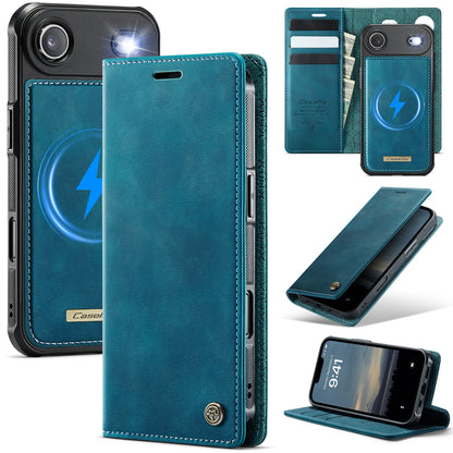 New 2-in-1 RFID Blocking Card Holder Magnetic Leather Phone Case for iPhone Air/17/17 Pro/17 Pro Max
