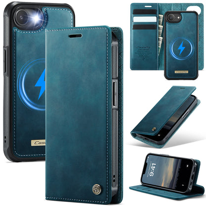 New 2-in-1 RFID Blocking Card Holder Magnetic Leather Phone Case for iPhone