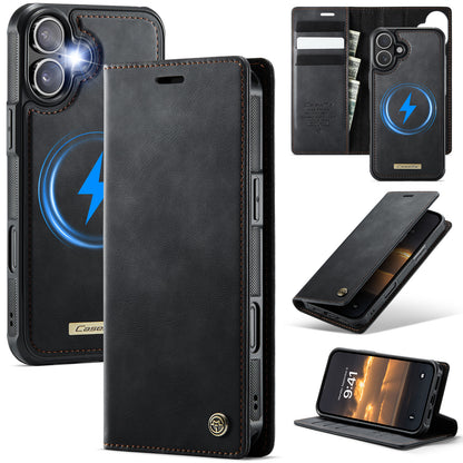 New 2-in-1 RFID Blocking Card Holder Magnetic Leather Phone Case for iPhone