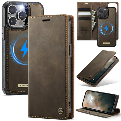 New 2-in-1 RFID Blocking Card Holder Magnetic Leather Phone Case for iPhone