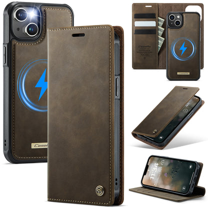 New 2-in-1 RFID Blocking Card Holder Magnetic Leather Phone Case for iPhone