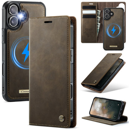 New 2-in-1 RFID Blocking Card Holder Magnetic Leather Phone Case for iPhone