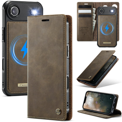 New 2-in-1 RFID Blocking Card Holder Magnetic Leather Phone Case for iPhone Air/17/17 Pro/17 Pro Max