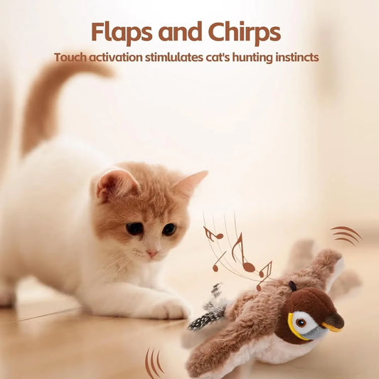 Cat Toy Simulation Sparrow Sound Toy