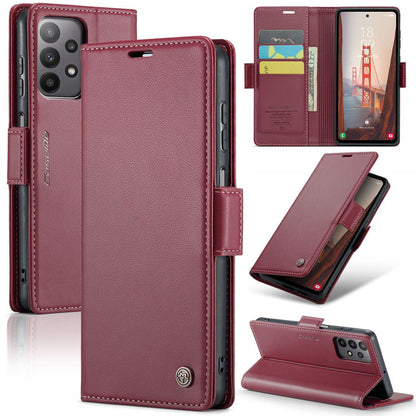 New RFID Blocking Card Holder Wireless Charging Phone Case for Samsung Galaxy A